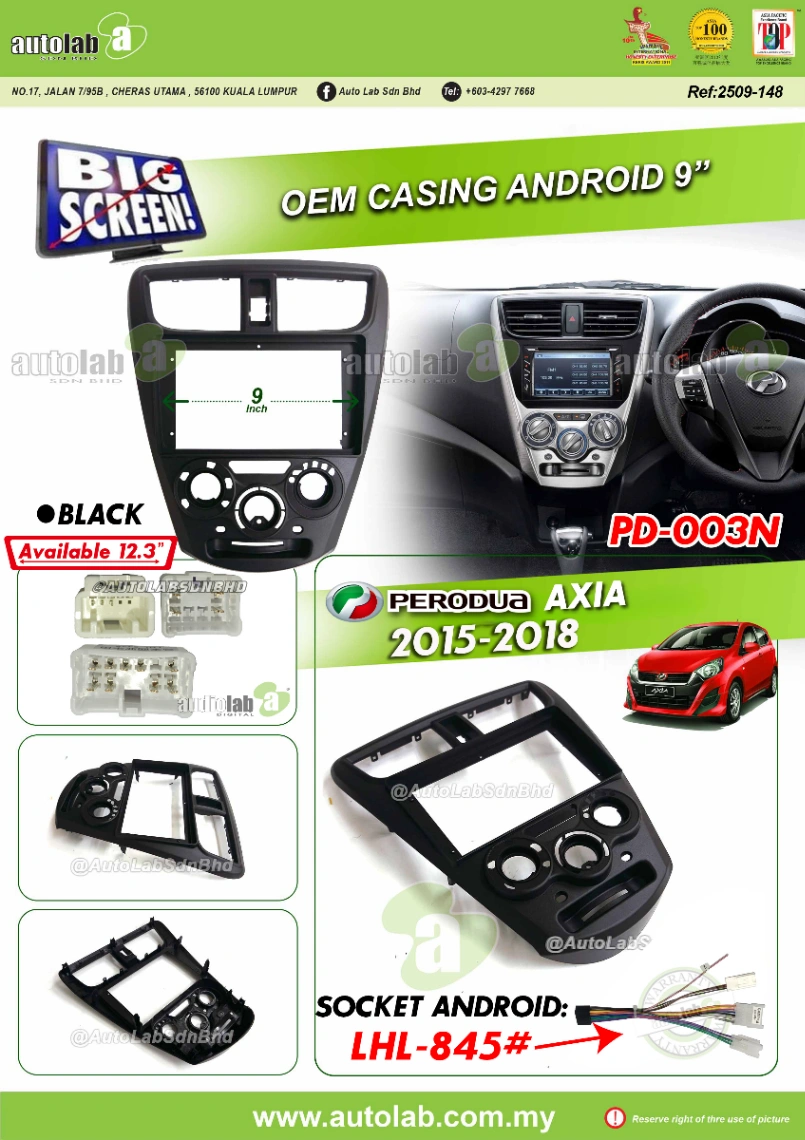 PERODUA AXIA CASING 2014-2018