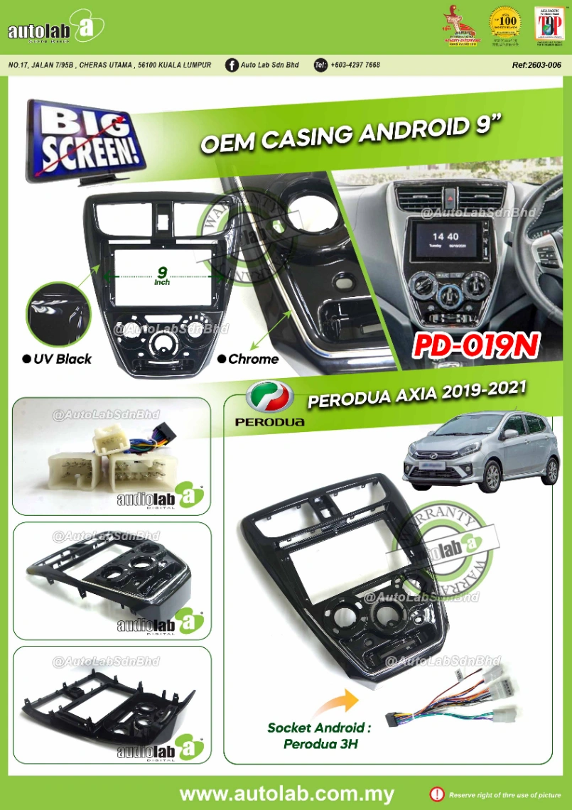 PERODUA AXIA CASING 2019-2022