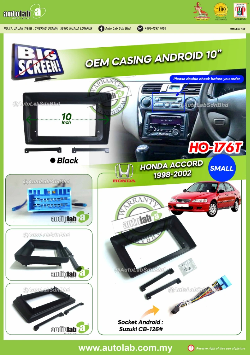 HONDA ACCORD CASING 1998-2002