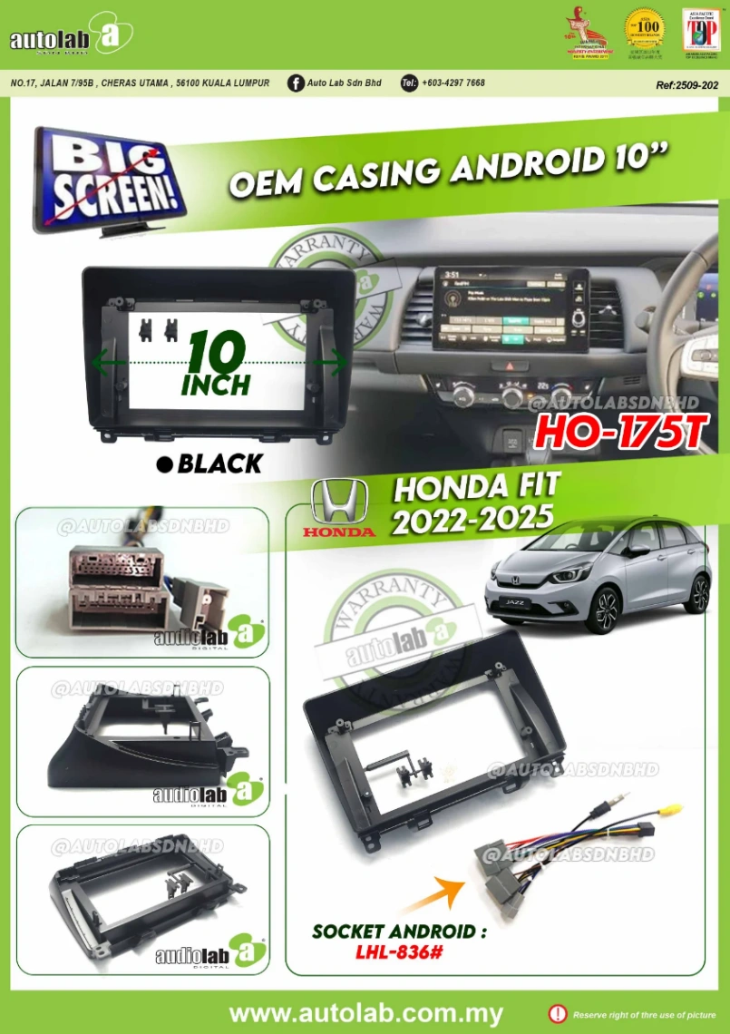 HONDA FIT CASING 10" 2022-2026