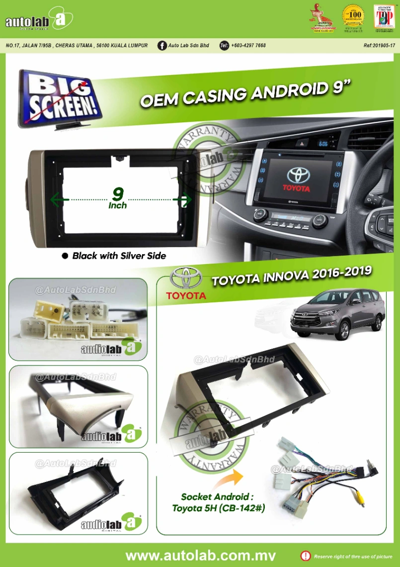 TOYOTA INNOVA CASING 2016-2022