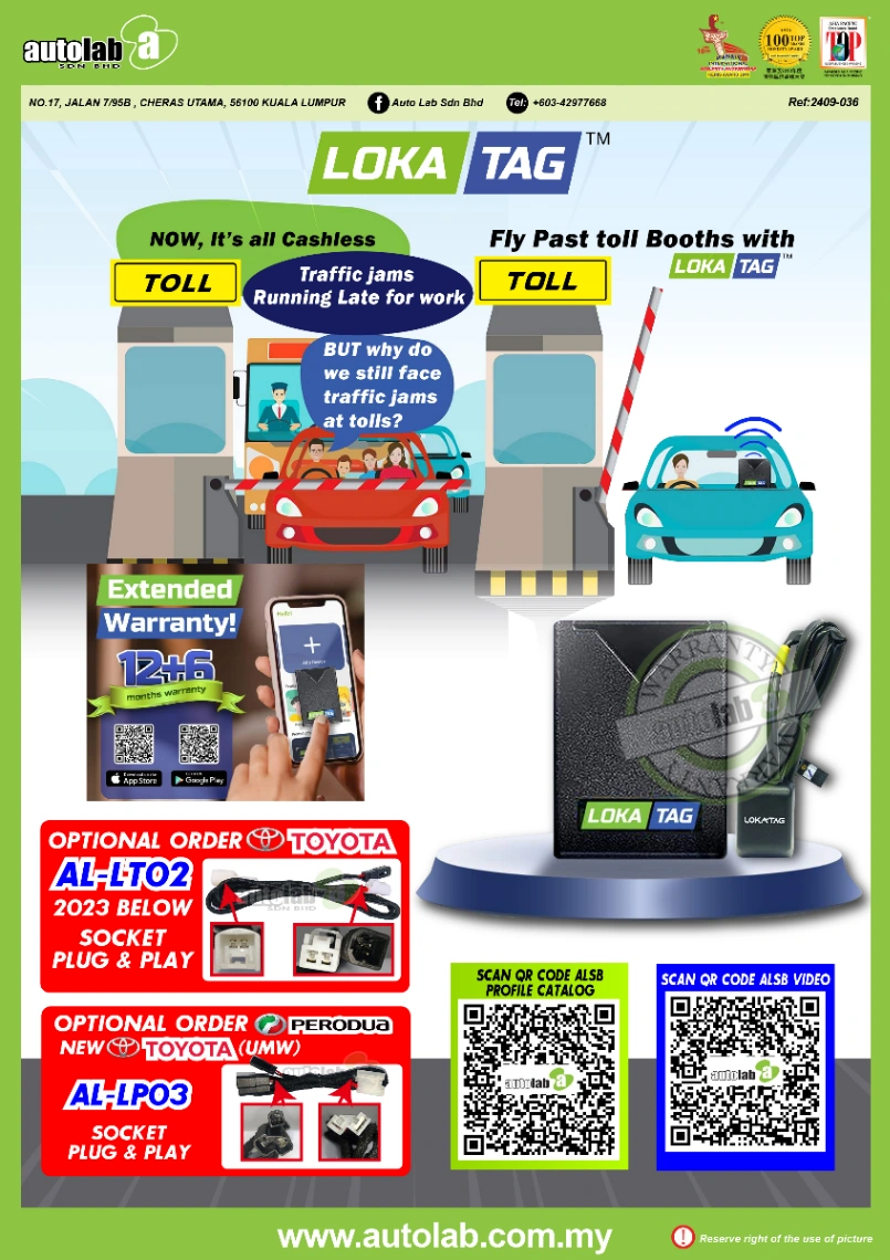 LOKATAG TOLL READER