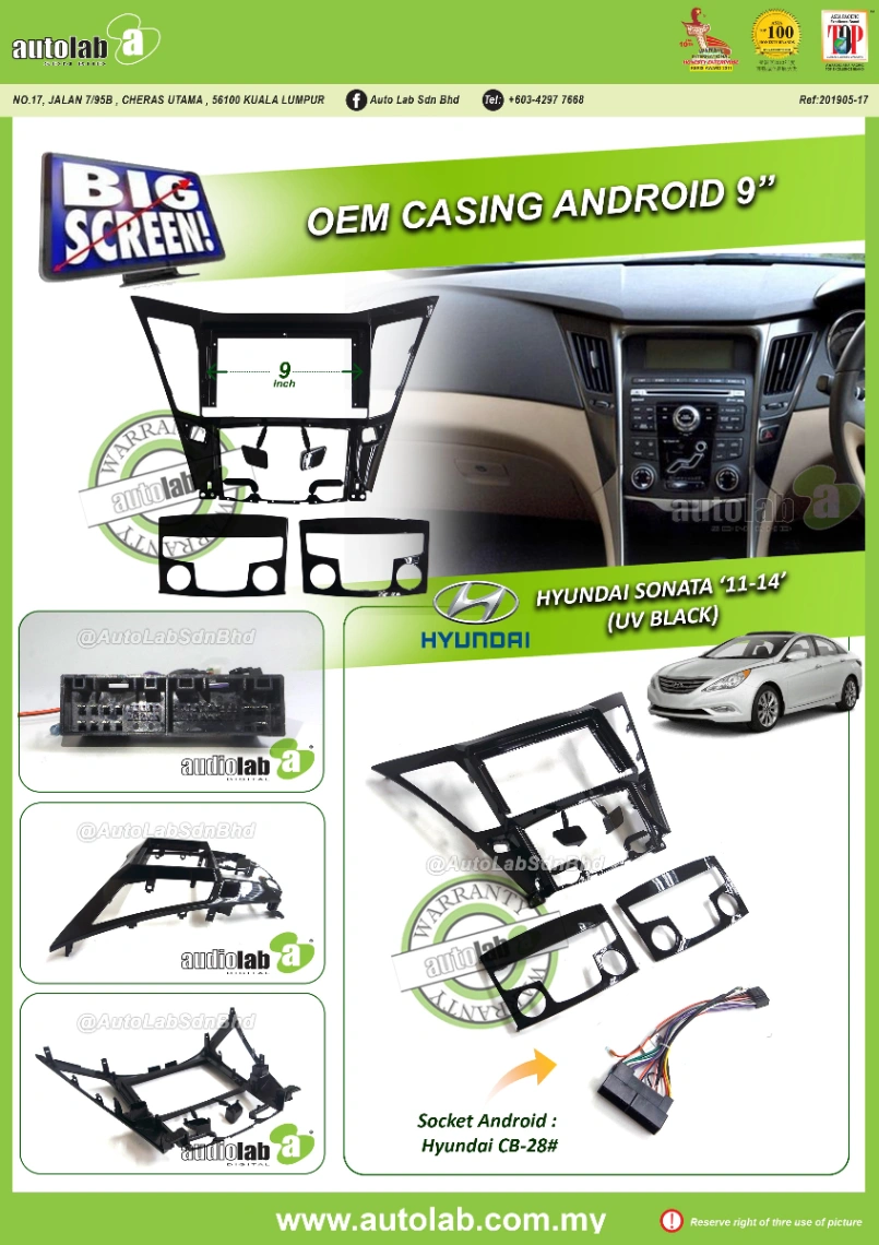 HYUNDAI SONATA I-45 CASING 9" 2011-2014
