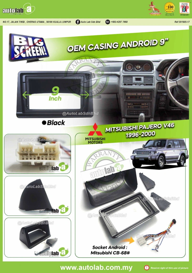 MITSUBISHI PAJERO V46 CASING 9" 1996-2000