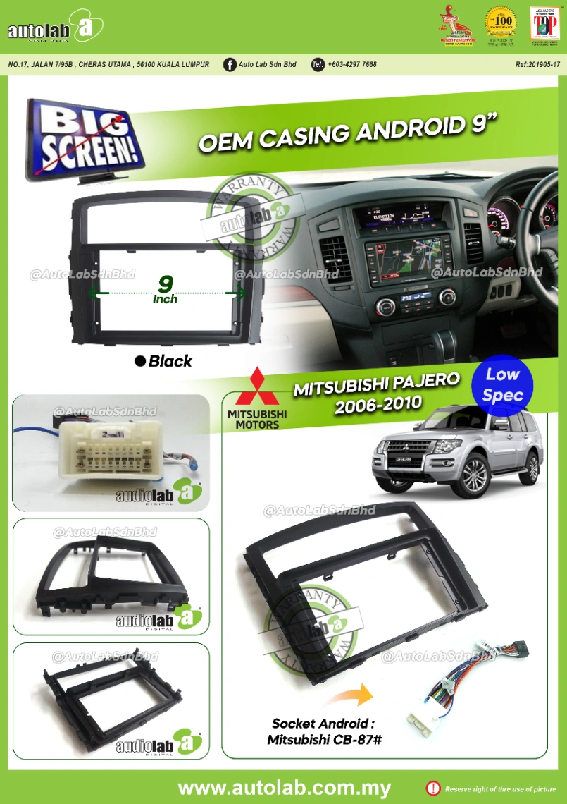 MITSUBISHI PAJERO CASING 9" 2006-2010