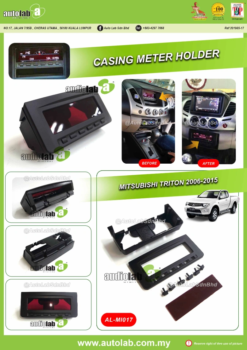 MITSUBISHI TRITON METER HOLDER (6 BUTTON) 2006-2014