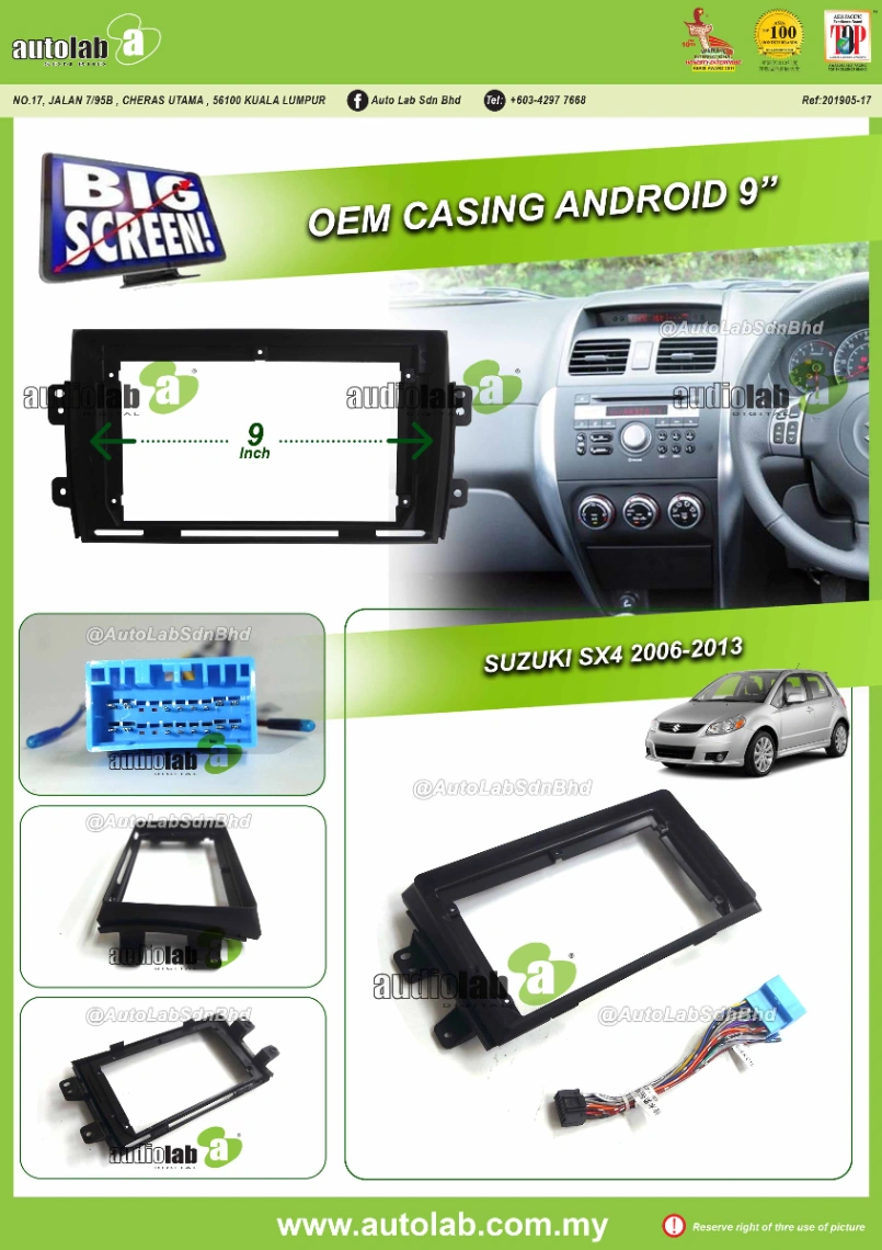 SUZUKI SX4 CASING 9" 2006-2013