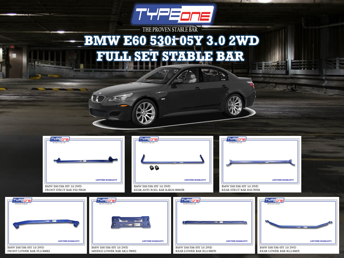 (TYPEONE) BMW E60 530i 05Y 3.0 2WD