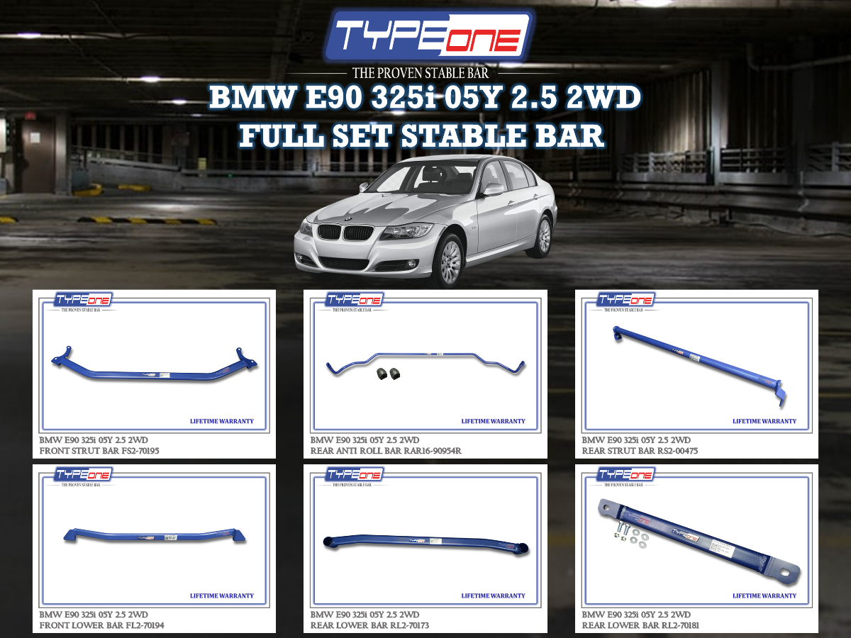 (TYPEONE) BMW E90 325i 05Y 2.5 2WD