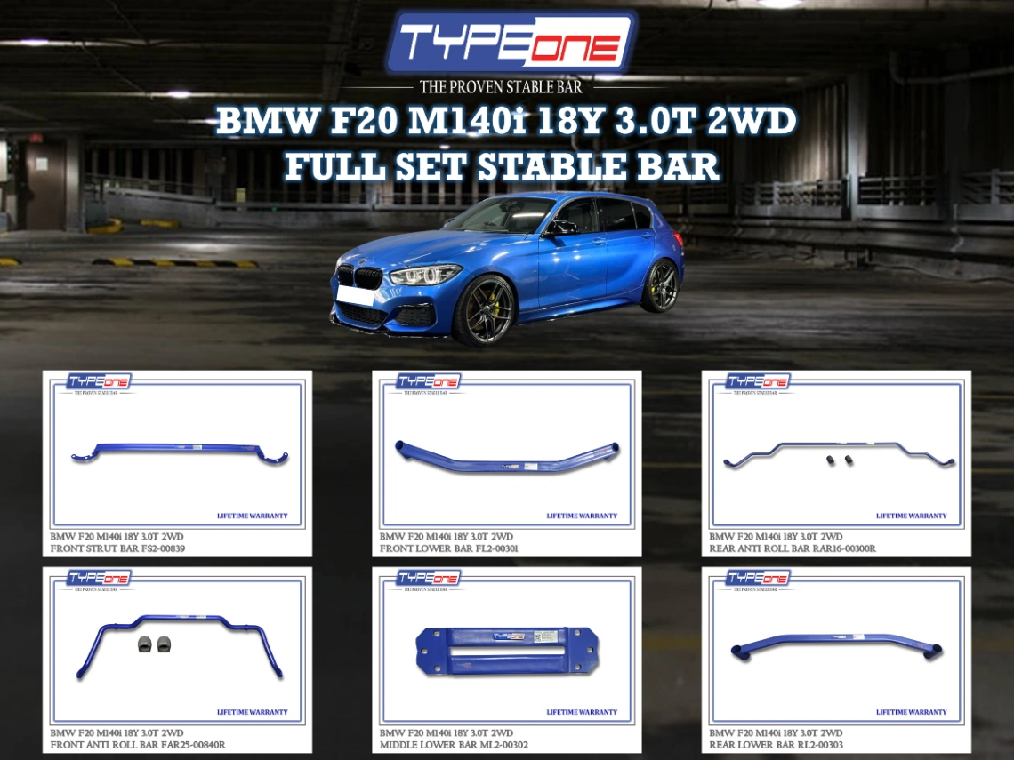 (TYPEONE) BMW F20 M140i 18Y 3.0T 2WD