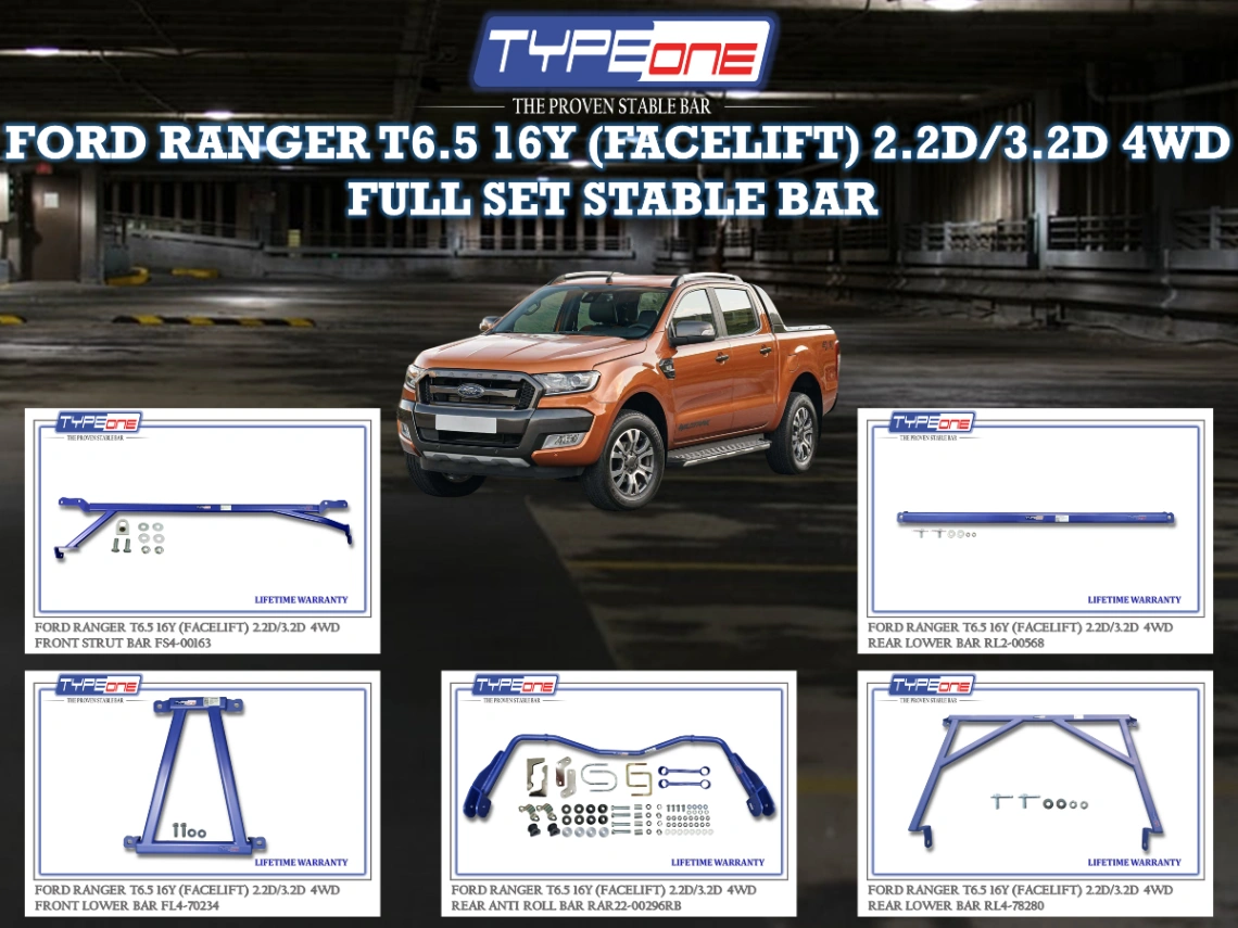 (TYPEONE) FORD RANGER T6.5 16Y (FACELIFT) 2.2D / 3.2D 4WD