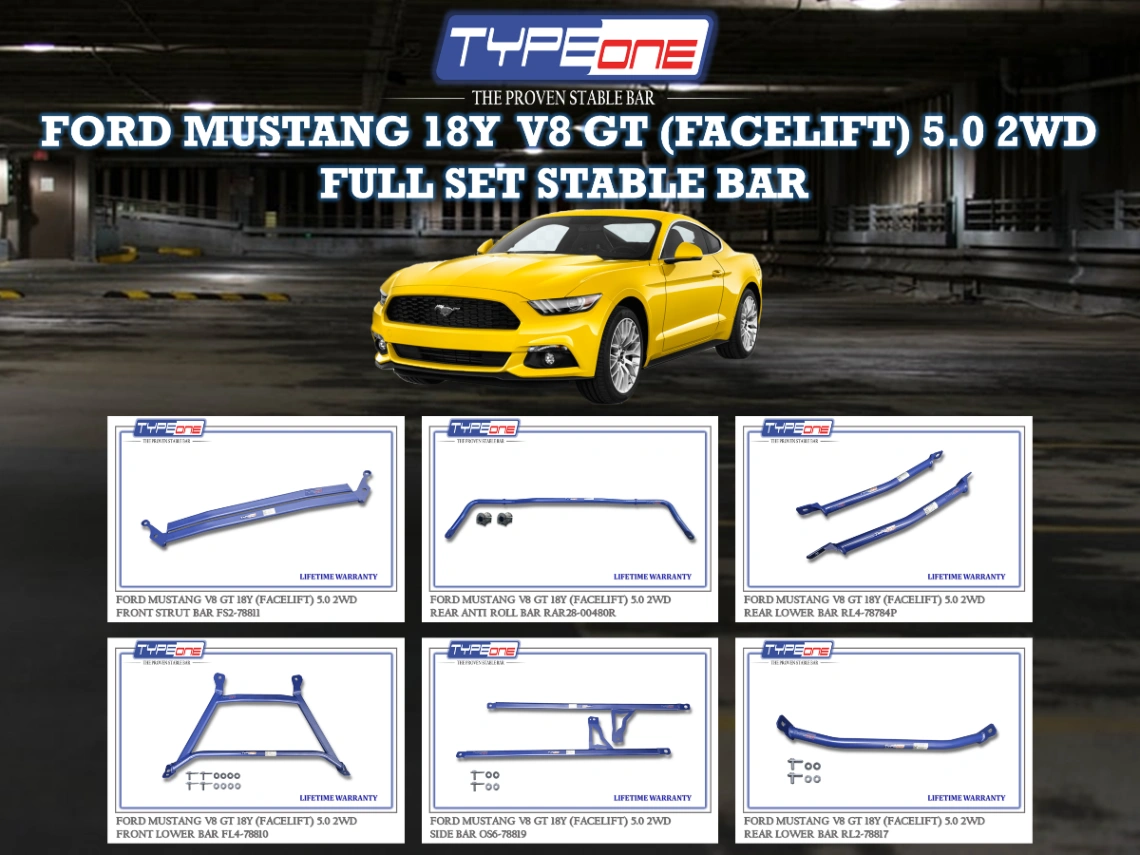 (TYPEONE) FORD MUSTANG 18Y V8 GT (FACELIFT) 5.0 2WD
