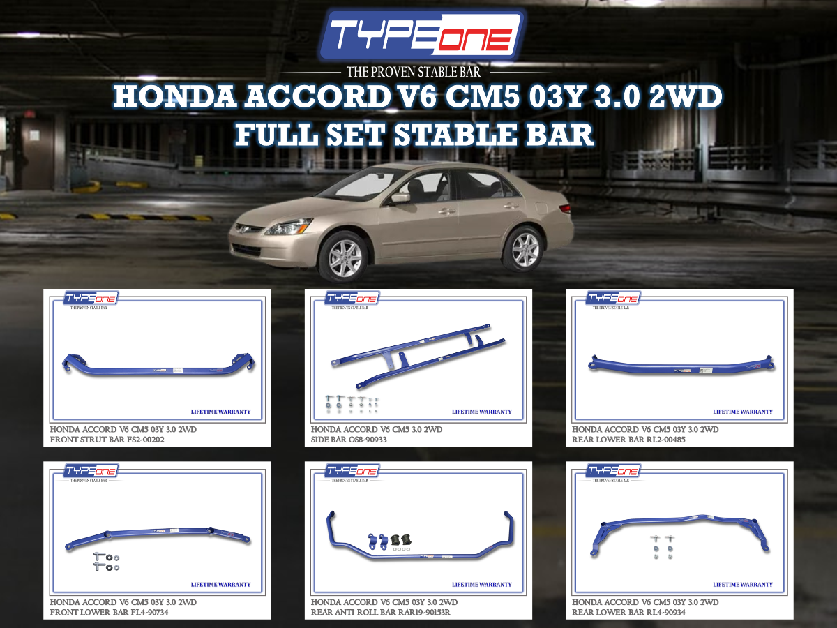 (TYPEONE) HONDA ACCORD 03Y V6 CM5 3.0 2WD