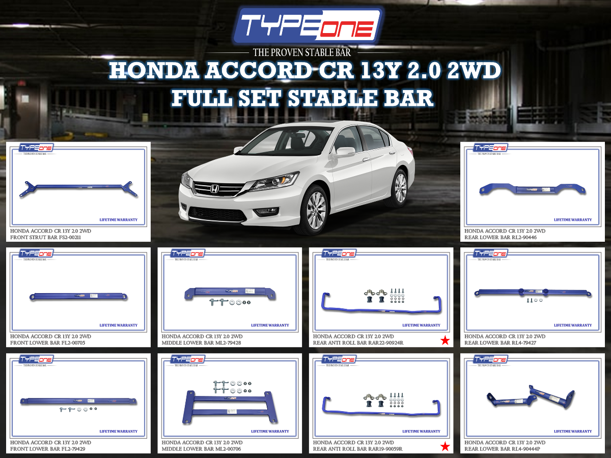 (TYPEONE) HONDA ACCORD CR 13Y 2.0 2WD