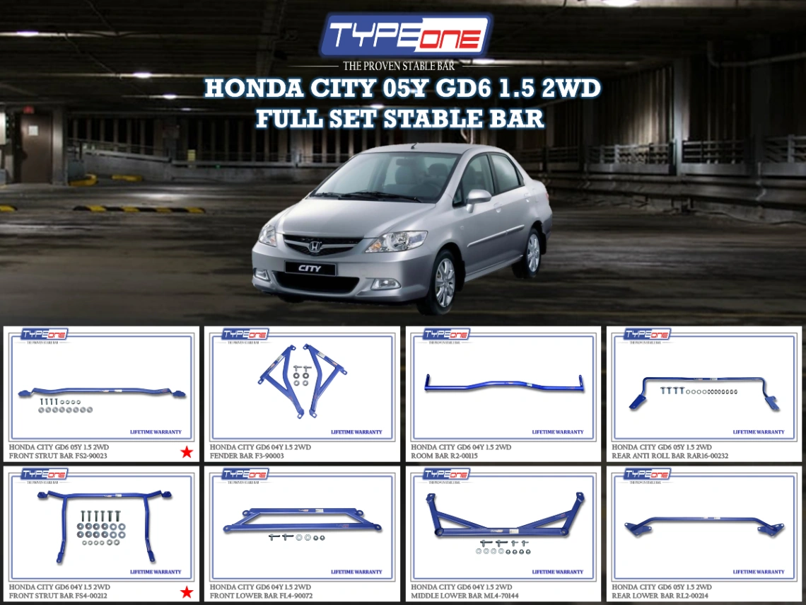 (TYPEONE) HONDA CITY 04Y GD6 1.5 2WD