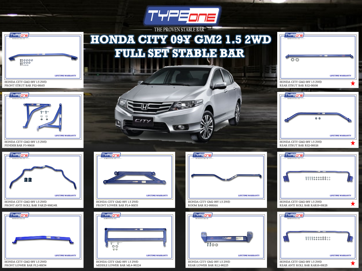 (TYPEONE) HONDA CITY 09Y GM2 1.5 2WD