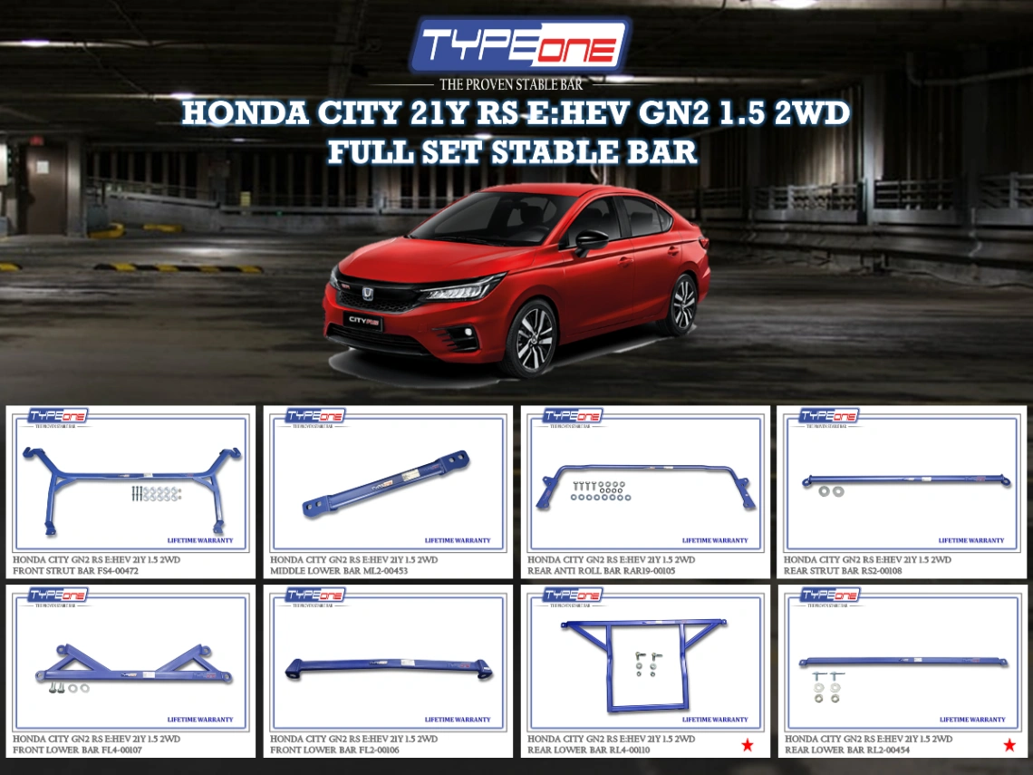 (TYPEONE) HONDA CITY RS EHEV 21Y GN2 1.5 2WD