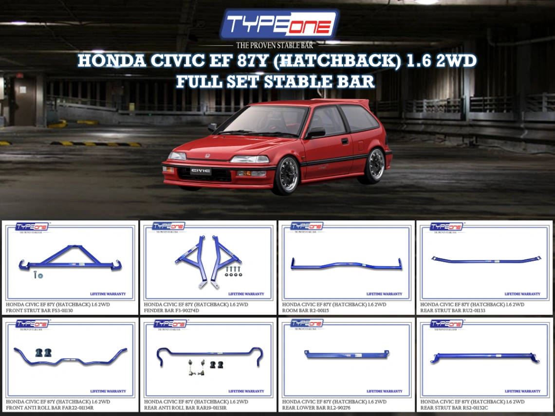 (TYPEONE) HONDA CIVIC (HATCHBACK) EF 87Y 1.6 2WD