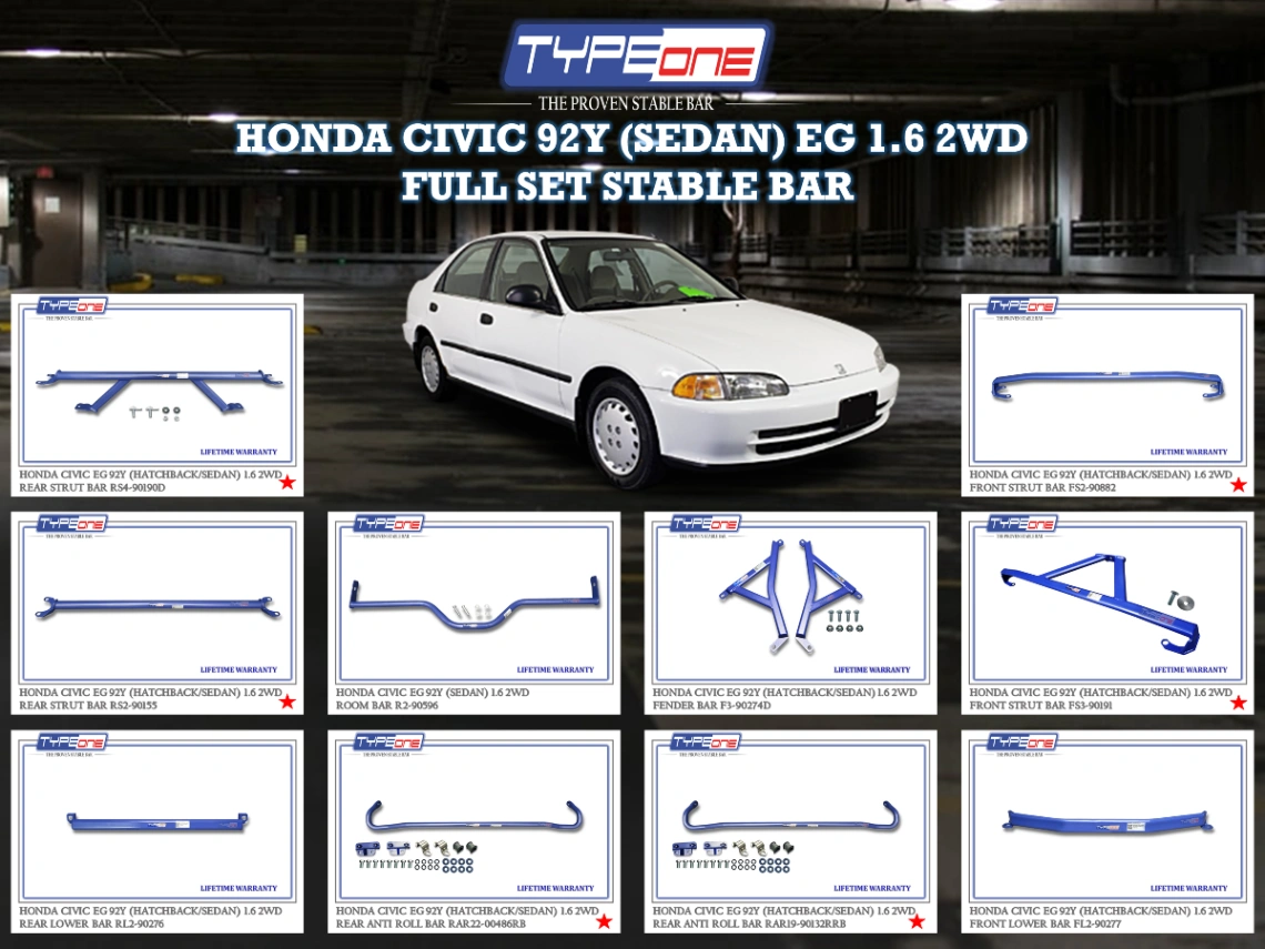 (TYPEONE) HONDA CIVIC 92Y (SEDAN) EG 1.6 2WD