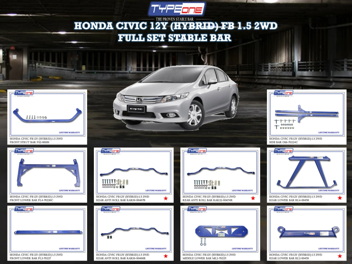 (TYPEONE) HONDA CIVIC 12Y (HYBRID) FB 1.5 2WD
