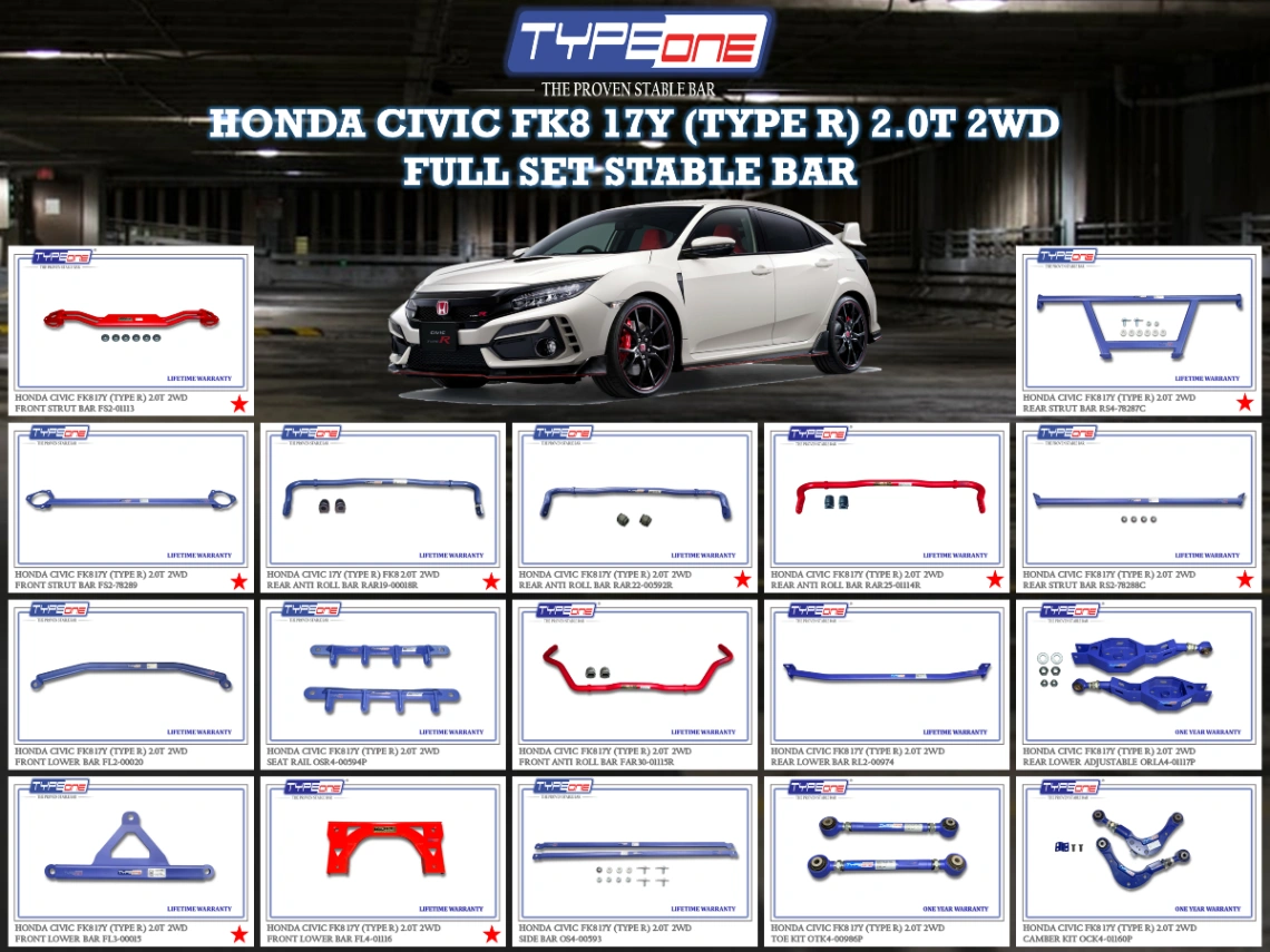 (TYPEONE) HONDA CIVIC FK8 17Y (TYPE R) 2.0T 2WD