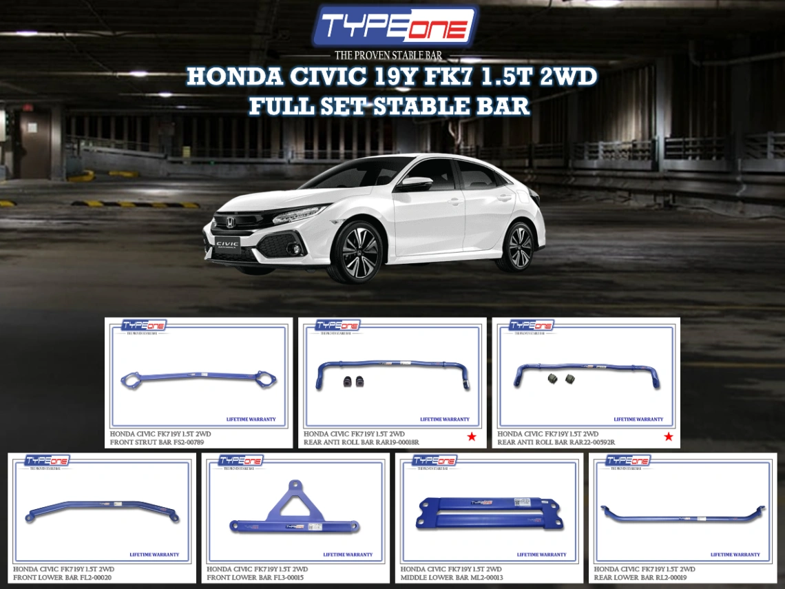 (TYPEONE) HONDA CIVIC 19Y FK7 1.5T 2WD