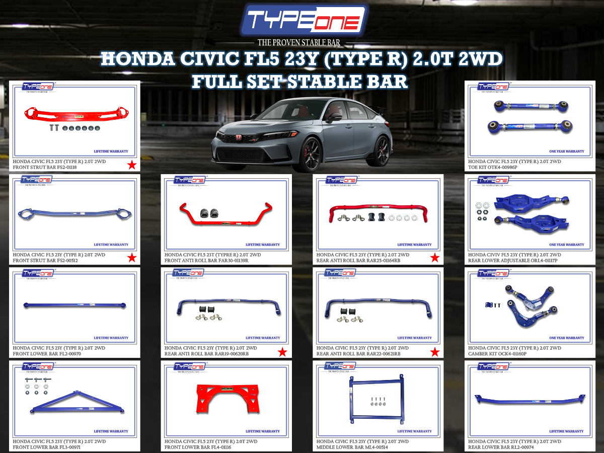(TYPEONE) HONDA CIVIC FL5 23Y (TYPE R) 2.0T 2WD