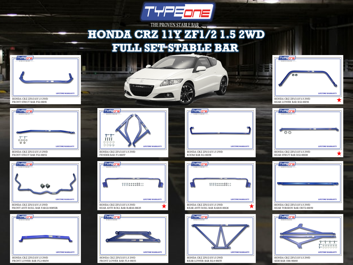 (TYPEONE) HONDA CRZ 11Y ZF1 1.5 2WD