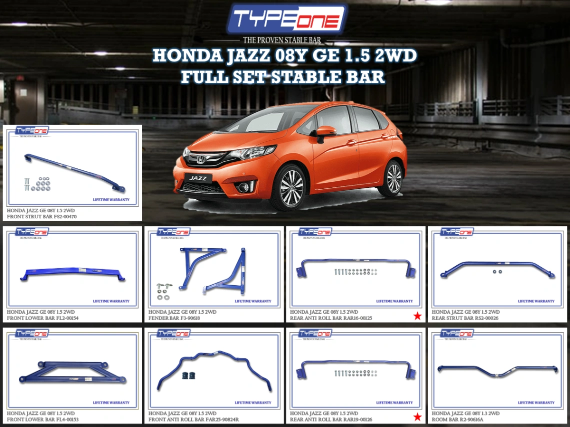 (TYPEONE) HONDA JAZZ 08Y GE 1.5 2WD