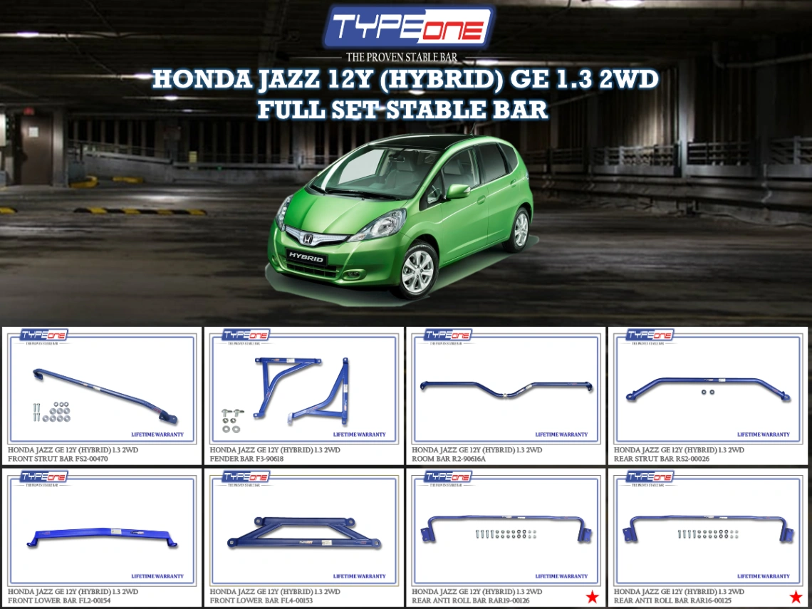 (TYPEONE) HONDA JAZZ 12Y (HYBRID) GE 1.3 2WD