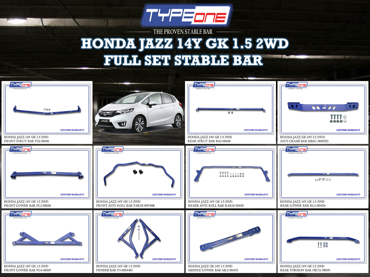 (TYPEONE) HONDA JAZZ 14Y GK 1.5 2WD