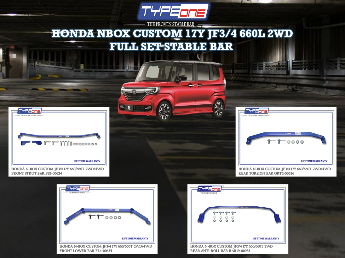 (TYPEONE) HONDA NBOX CUSTOM 17Y JF34 660L 2WD