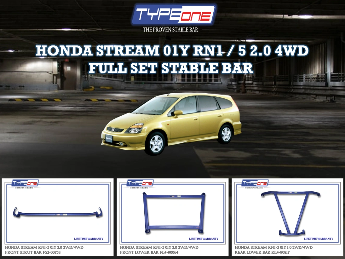 (TYPEONE) HONDA STREAM 01Y RN1,5 2.0 4WD