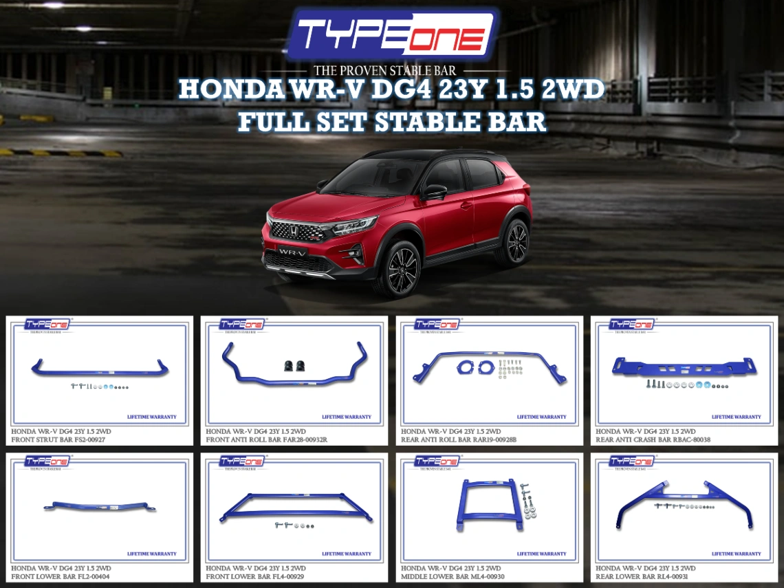 (TYPEONE) HONDA WR-V DG4 23Y 1.5 2WD