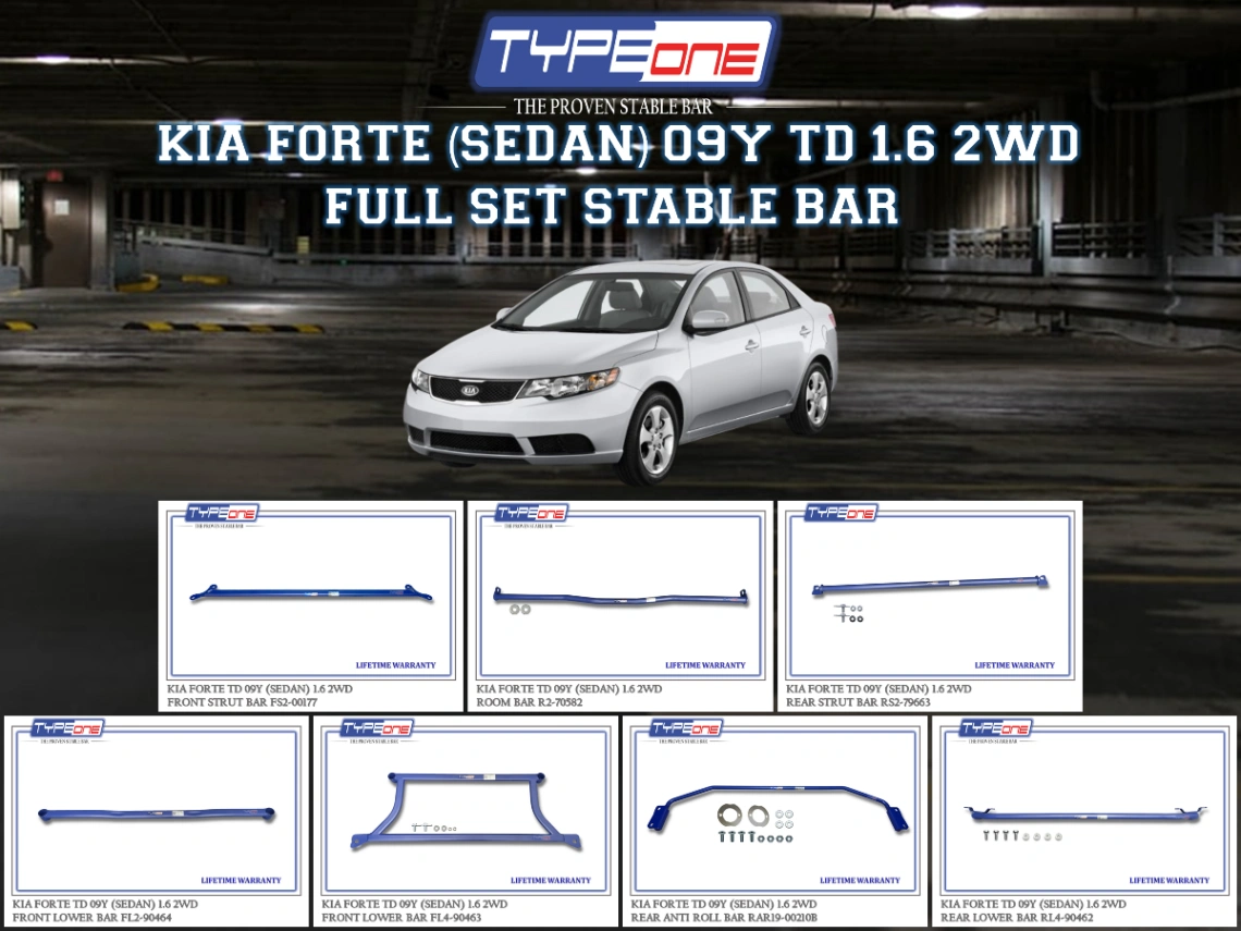 (TYPEONE) KIA FORTE (SEDAN) 09Y TD 1.6 2WD
