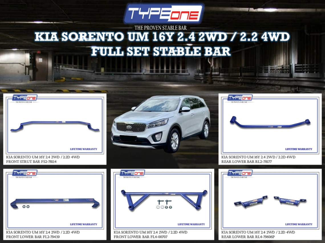 (TYPEONE) KIA SORENTO UM 16Y 2.4 2WD OR 2.2 4WD