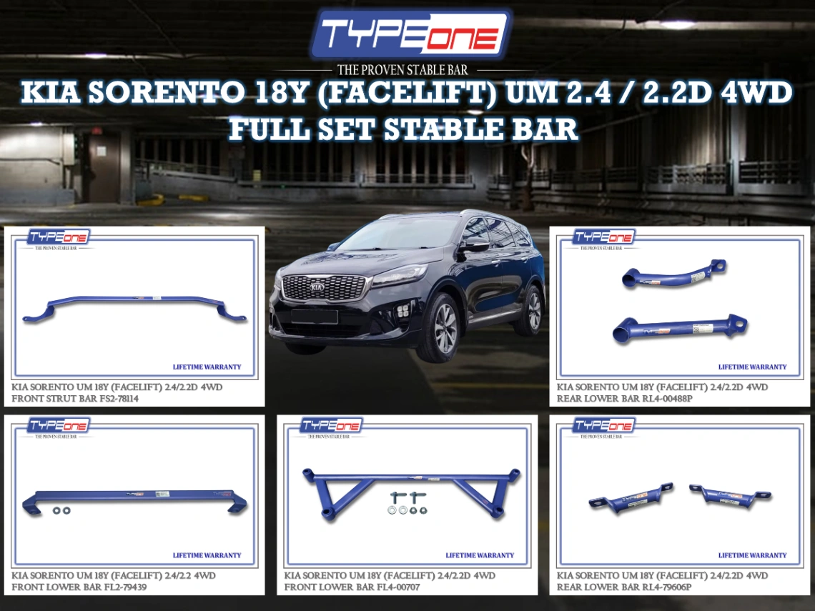 (TYPEONE) KIA SORENTO 18Y (FACELIFT) UM 2.4 - 2.2D 4WD