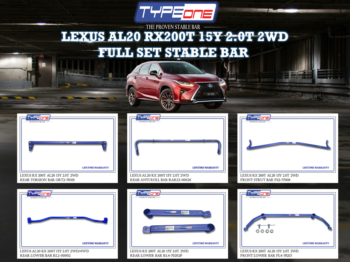 (TYPEONE) LEXUS AL20 RX200T 15Y 2.0T 2WD
