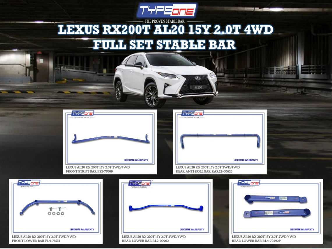 (TYPEONE) LEXUS AL20 RX200T 15Y 2.0T 4WD