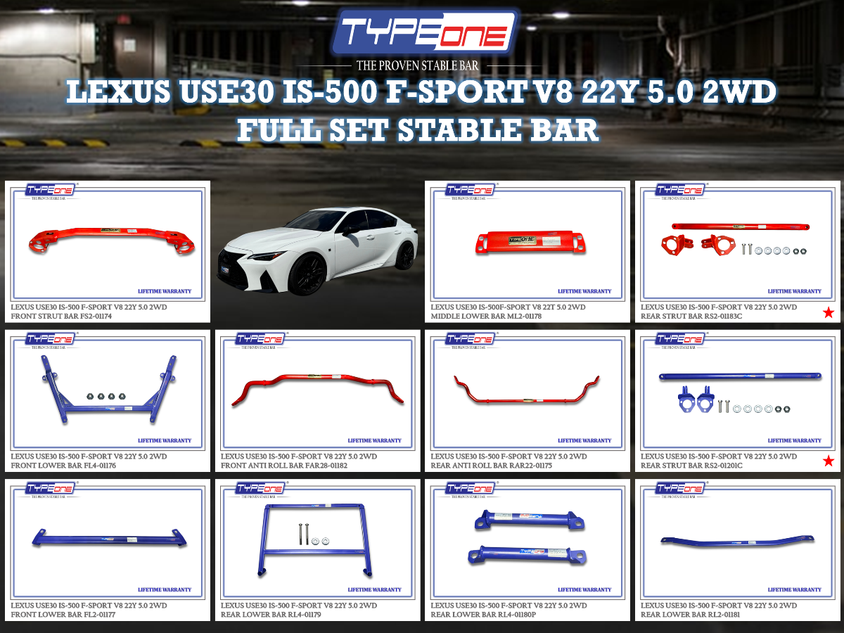 (TYPEONE) LEXUS USE30 IS-500 F-SPORT V8 22Y 5.0 2WD