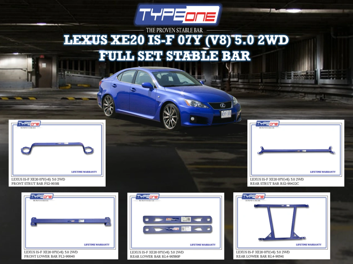 (TYPEONE) LEXUS XE20 IS-F 07Y (V8) 5.0 2WD