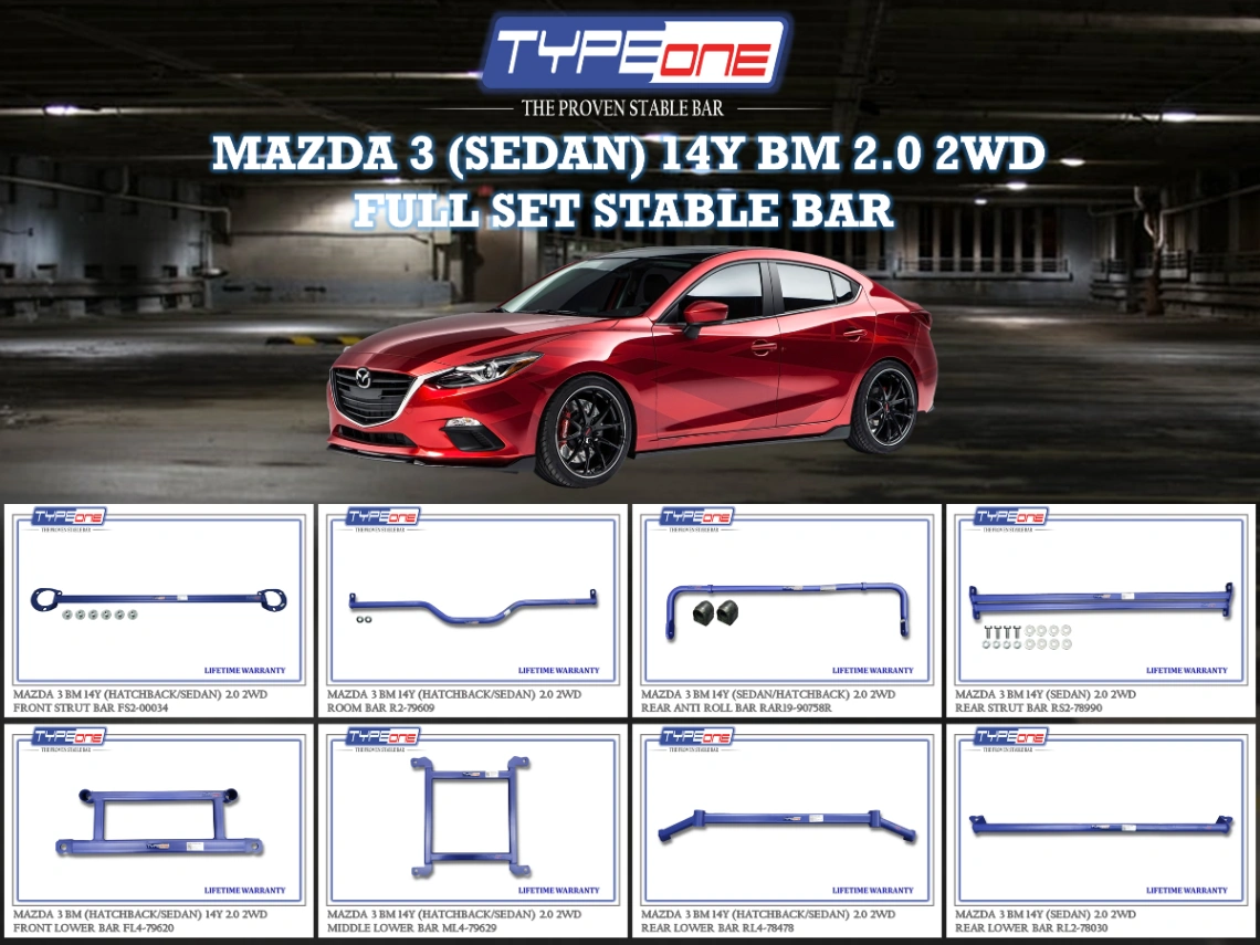 (TYPEONE) MAZDA 3 14Y BM (SEDAN) 2.0 2WD