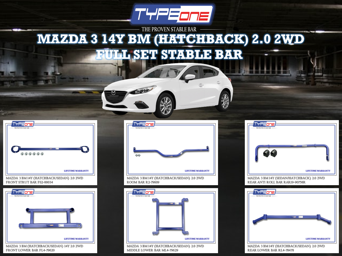 (TYPEONE) MAZDA 3 14Y BM (HATCHBACK) 2.0 2WD