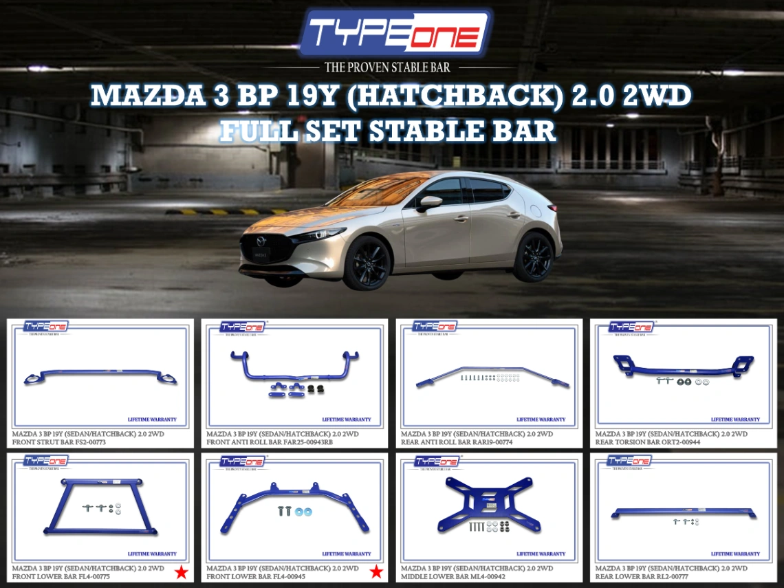 (TYPEONE) MAZDA 3 BP 19Y (HATCHBACK) 2.0 2WD