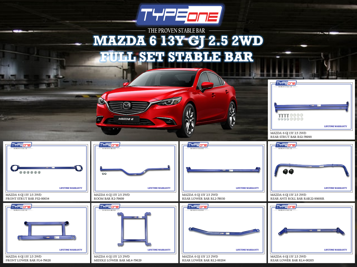 (TYPEONE) MAZDA 6 13Y GJ 2.5 2WD