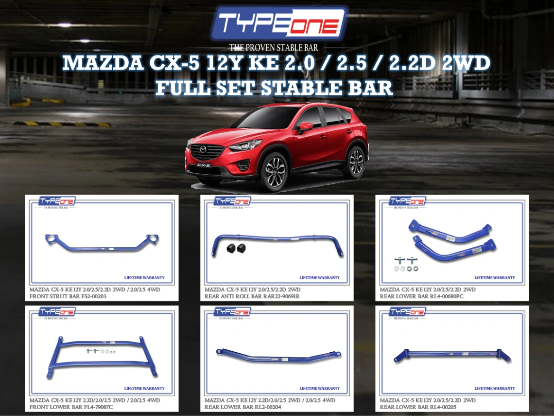 (TYPEONE) MAZDA CX-5 12Y KE 2.0 , 2.5 , 2.2D 2WD