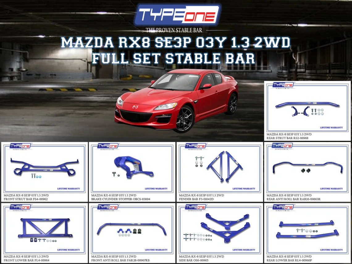 (TYPEONE) MAZDA RX-8 SE3P 03Y 1.3 2WD