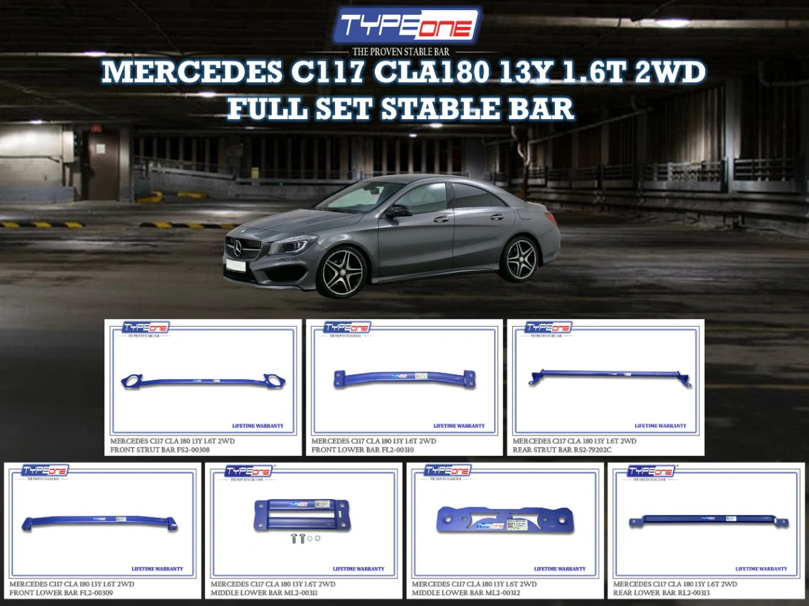 (TYPEONE) MERCEDES C117 CLA180 13Y 1.6T 2WD