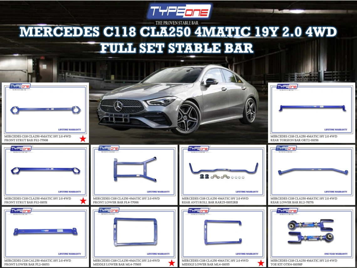 (TYPEONE) MERCEDES C118 CLA250 4MATIC 19Y 2.0 4WD