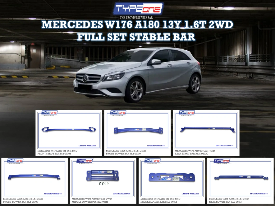 (TYPEONE) MERCEDES W176 A180 13Y 1.6T 2WD